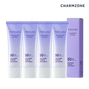 참존 탑클래스 어드밴스드 리프팅 톤업 선크림 SPF 50+ PA++++ 4개