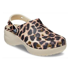 [크록스]크록스 우먼 클래식 플랫폼 애니멀 리믹스 클로그 여성 플립 슬리퍼 플랫_207844-2Y4-MO