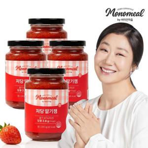 비타민마을 모노밀 저당 딸기잼 알룰로스 280g x 4개