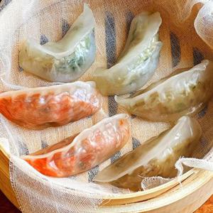 [귀빈정] 감자피로 감싸 쫀득한 투명만두 3종세트 (고기+김치+새우/각440g) (팩당 20-24개입)