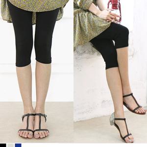 블레오 여성 여름 편한 스판 데일리 7부 쿨 레깅스