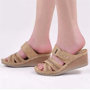 [오노마] ONM 여성 키높이 슬리퍼 캐주얼 여름 웨지힐 실내화 신발