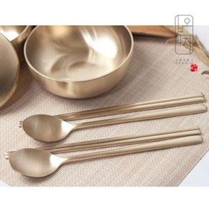 갤러리아_[오부자유기] 2인조 민자 수저세트 (종이박스포장)