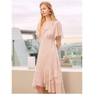 [숲]하프 슬리브 플라워 프린팅 원피스(SZ4OP90)