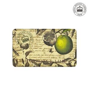 큐가든 영국직수입 레몬그라스&라임 디퓨저 비누 240g 1개 선물 향기 시어버터 식물성 천연 파라벤 무첨가