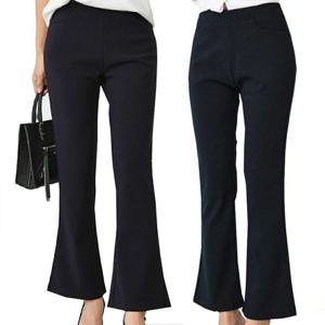 제이케이 국산 벤츄리 여름 밴딩 스판바지 와이드 부츠컷 나팔바지