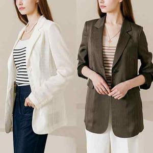 [H2. 모데나]★인기신상★ 투버튼 플리츠 자켓