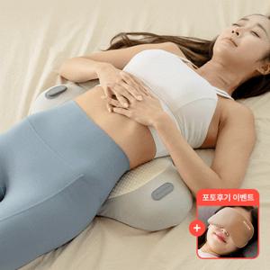 [비타그램] 공기압 온열 허리 마사지기 안마기 허리 베개 VG-CM2430