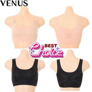 [비너스]자세교정 X파워 펀칭 말림방지 심리스 무봉제 노와이어브라 기능성브라 스포츠브라 VGBL302
