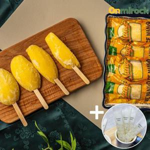 온미락 100% 천연과일 아이스 망고바 망고스틱 60g 20봉 + 벌꿀스틱 사은품 증정