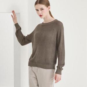 [로코엘라]코네스 여성 라운드 크로세 니트