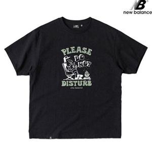 [뉴발란스]NBNEC29023-BK 캠핑 일러스트 반팔티 남녀공용 티셔츠