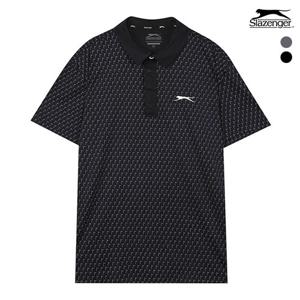 슬레진저 남성 펀칭 디테일 카라 반팔 티셔츠