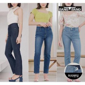 [뱅뱅][뱅뱅] 여성 썸머 라이크라 스트레치 쿨 데님 3종세트