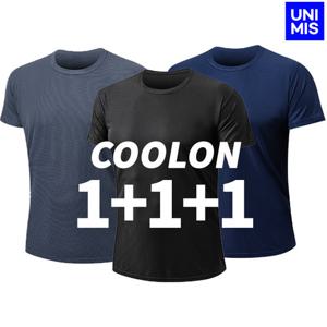 유니미스 국산 남녀공용 여름 쿨매쉬 기능성 쿨론 반팔 3장