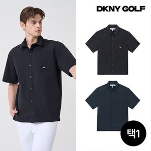 ★텐텐★[DKNY골프] 투웨이 반팔 카라셔츠 남녀 4컬러 택1