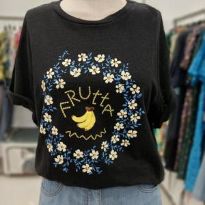 [베네통]커스틴 티셔츠 BATSA8531BK_IC