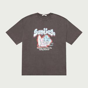 [행텐][행텐] 공용 샌디에고 피그먼트 반팔 티셔츠_165(10520-031-421-03)