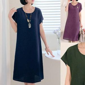 [로즈맘][엄마옷 로즈맘] 현지풍기인견원피스