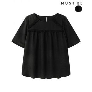[머스트비][55-66]여성 프릴 플레어 블라우스