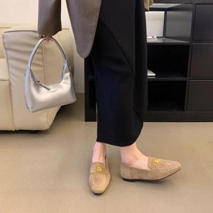 스웨이드여성로퍼 플랫슈즈M669 WE5D6F0