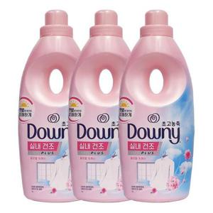 [다우니]다우니 초고농축 섬유유연제 실내건조 플로럴 프레시 1L x3
