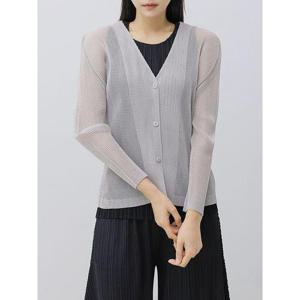 [플라라](88까지)플리츠에이리브이넥가디건