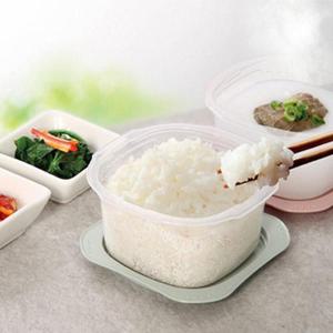 국내생산 전자렌지용 밀폐용기 300ml 반찬통 냉동밥보관용기 (WFJKKEK)