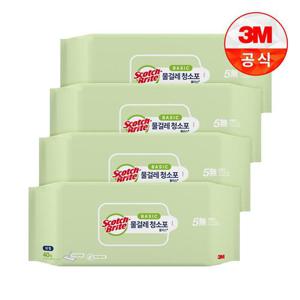 [3M]베이직 물걸레 청소포 대형 40매 x 4개