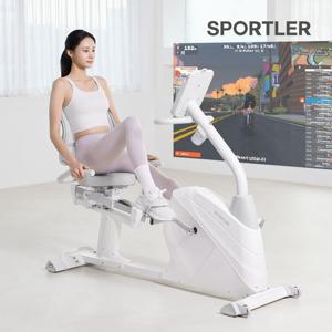 스포틀러 좌식 실내자전거 프라임 메타 헬스 사이클 가정용 재활 바이크 유산소 운동 기구