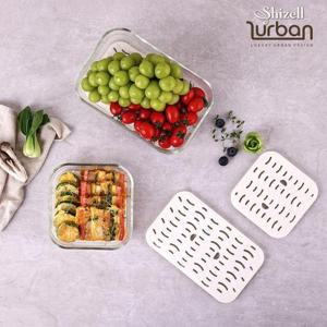 [Shizell] 쉬젤 러반 오븐내열글라스밧드 스팀채반 2종세트