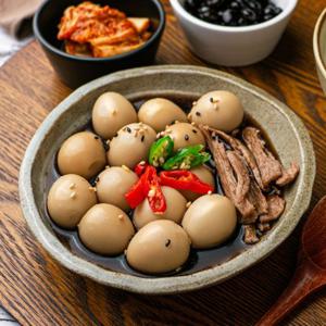 [아침빛바다]메추리알 장조림 1.7kg+1.7kg (대용량 총 약 200알)
