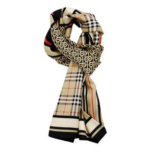 버버리 모노그램 스트라이프 빈티지 체크 프린트 스카프 8011951 A7026