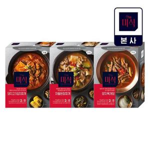 [더미식] 베스트 국물요리 3종(김치찌개+차돌된장+양지육개장 총 2.1kg)