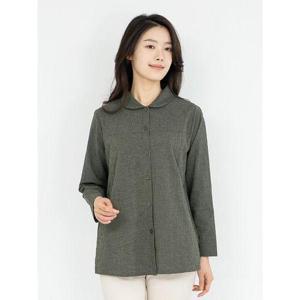 [모슬린]엄마옷 둥근카라 시어서커 남방형 자켓 MQG126210 마담 미시 중년여성 빅사이즈 할머니옷 50대 6..