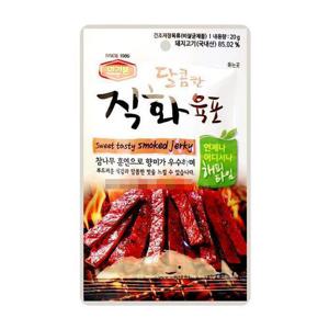 [대용량과자][옛날과자몰]머거본 달콤한직화육포 20g 50입 (44881701)