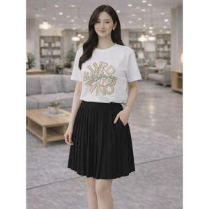 [마르조]블루종 아트웍 티블라우스_KCMFT007