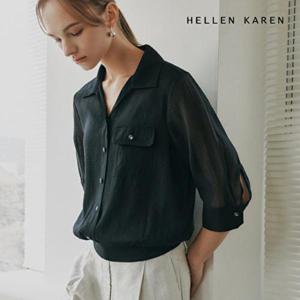 [헬렌카렌]26SS 에어리 인견 블루종 블라우스 3종