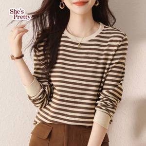 [쉬즈프리티] 타코스트라이프라운드탑