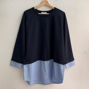 여성의류 하프셔츠스판심플티 BSB076M009 빅사이즈