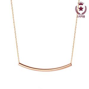 [도로시] 14k 슬림 파이프스틱 목걸이(H)