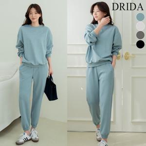 드리다 여자 봄 가을 트레이닝세트 조거 빅사이즈 상하 세트 40-50대 미시 회색 츄리닝 홈웨어 평상복 이지