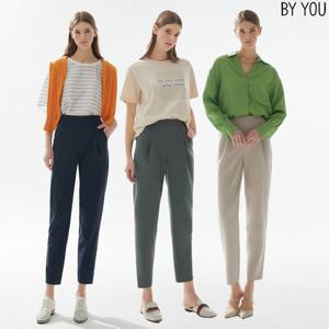 ♥무료배송♥[바이유] 여성 릴렉스 히든핏 밴딩 팬츠 3종택1_STBW