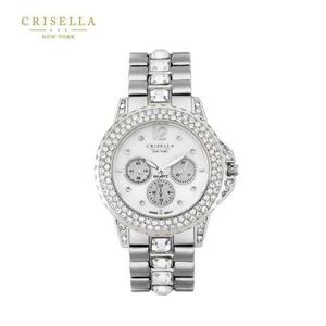 [크리젤라]CRISELLA  여자 여성 예쁜 얇은 원형 메탈 밴드 손목시계 1823