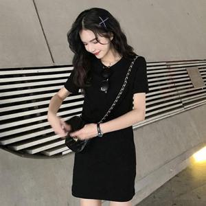 [리더스] 반팔 미니 원피스 여리여리 코디 편한