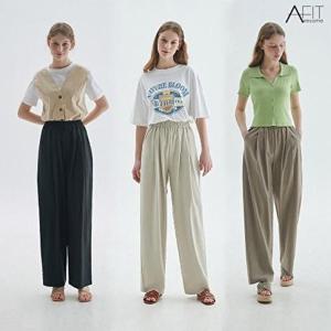 [어썸핏]최종가 24SS 여성 썸머 새틴 와이드 팬츠 3종 (PWWW)
