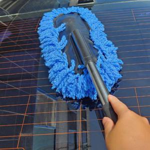 셀프세차용품 차량 먼지털이 대형 블루