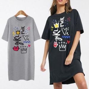 [JHQR4R8Q_4B]면 반팔 원피스 원피스