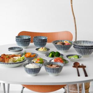 니코트 산토리 4인 면기 홈세트 22P MADE IN JAPAN