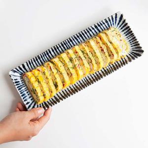 니코트 산토리 직사각 생선접시 MADE IN JAPAN